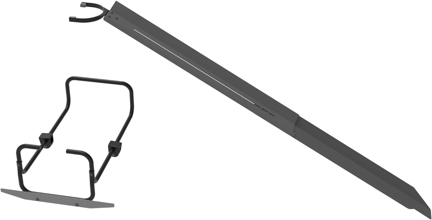 Hyperax Patented Back Saver E-Bike Ramp with License Plate Holder