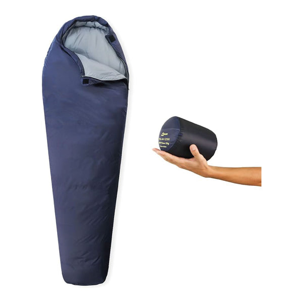 [Hyperax ft Litume] [C2101] Ultra Compact Down 3 Season Mummy Sleeping Bag, 700 Fill Power Sleep Sack for 3 Season, Ultra Lightweight, Compact and Portable, for Hiking Traveling Camping Backpacking Adult Outdoor Durable