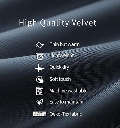 [Hyperax ft Litume] Velvet Velour Sleeping Bag Liner Add Up to 14°F/ 8°C, Anti Static Mummy Sleeping Sack Backpacking, Camping, Traveling, Hotel, Hostal, Lightweight Sleep Sack with Drawstring Hood E625