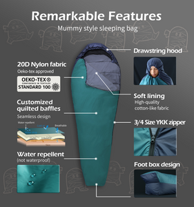 [Hyperax ft Litume] [C066] Ultra Air Summer Sleeping Bag 20°C/ 68°F