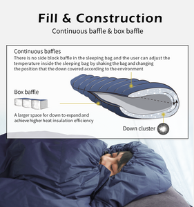 [Hyperax ft Litume] [C2101] Ultra Air Down Summer Sleeping Bag 20°C/ 68°F