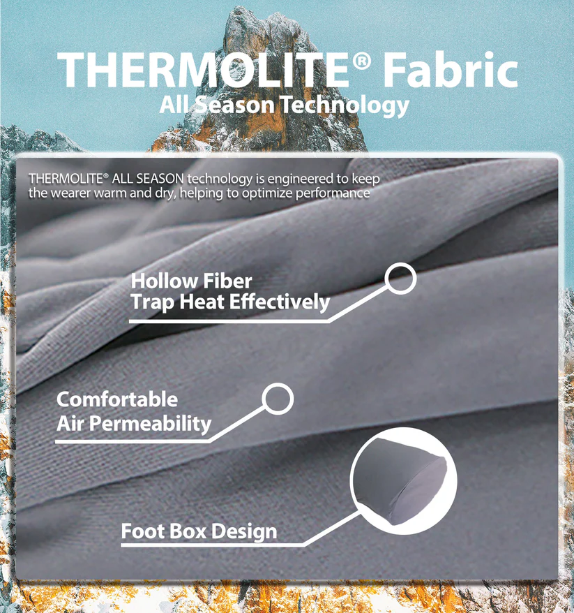 [Hyperax ft Litume] [E626] Thermolite All Season Sleeping Bag Liner Add Up to 22°F / 12°C