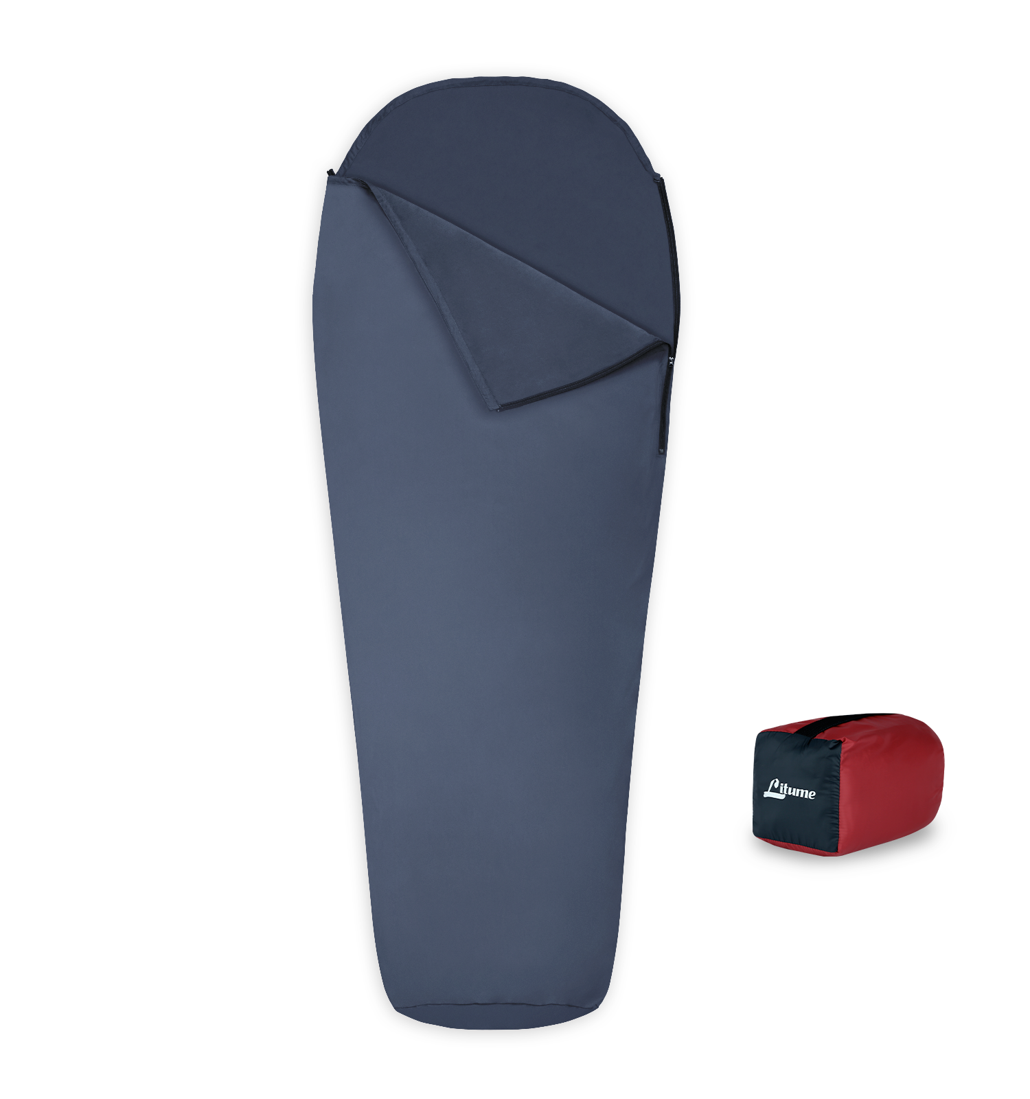 [Hyperax ft Litume] Velvet Fleece Sleeping Bag Liner Add Up to 14°F / 8°C