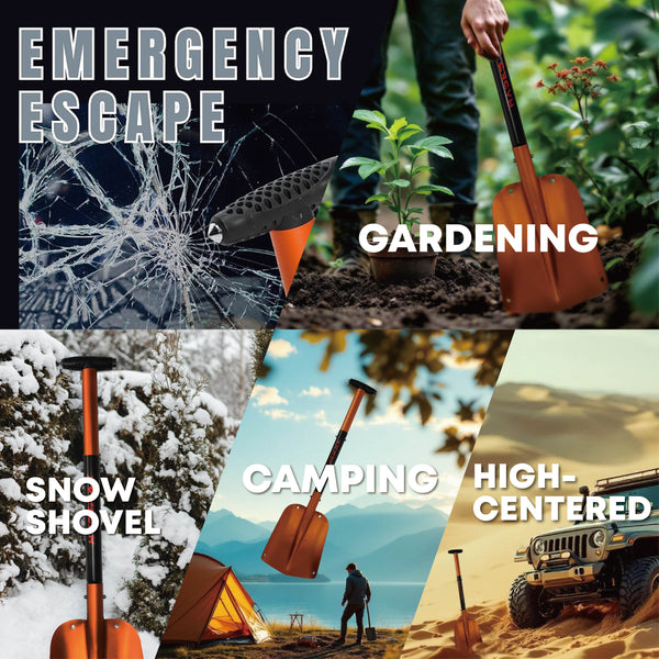 HYPERAX Multi-Function Snow Shovel, Sand Shovel