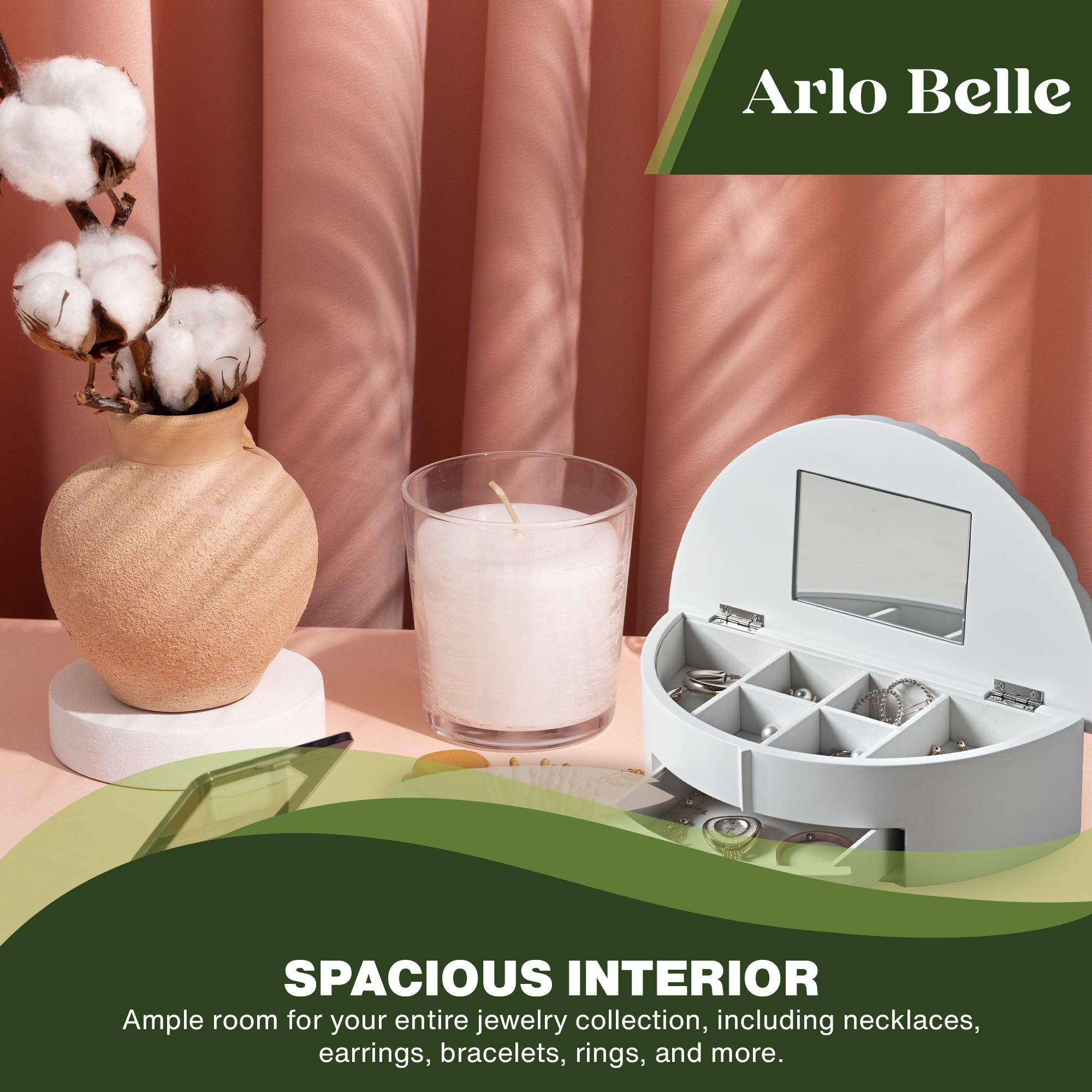 HYPERAX ft Arlo Belle ] Coastal Seashell Jewelry Box (JB-107