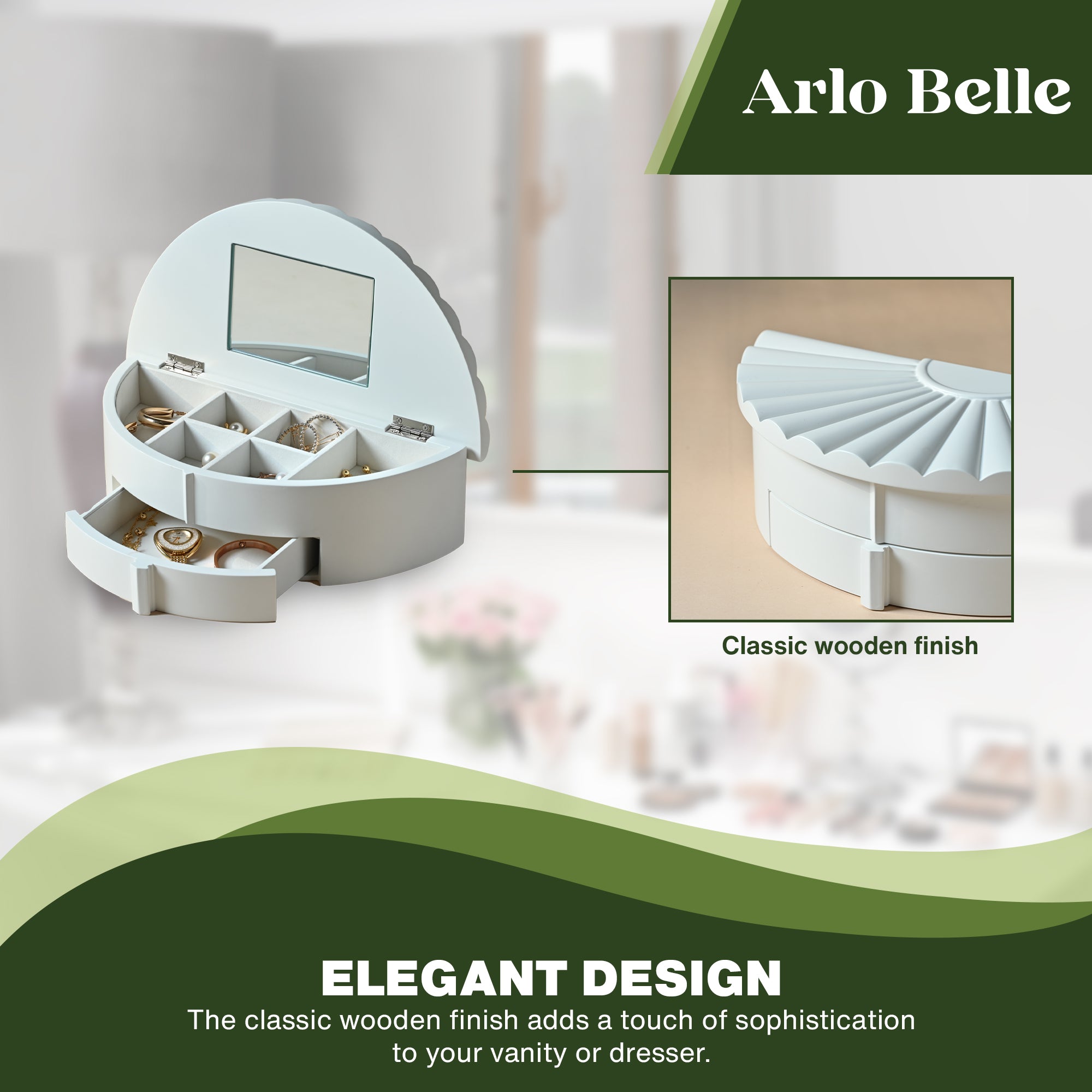 HYPERAX ft Arlo Belle ] Coastal Seashell Jewelry Box (JB-107