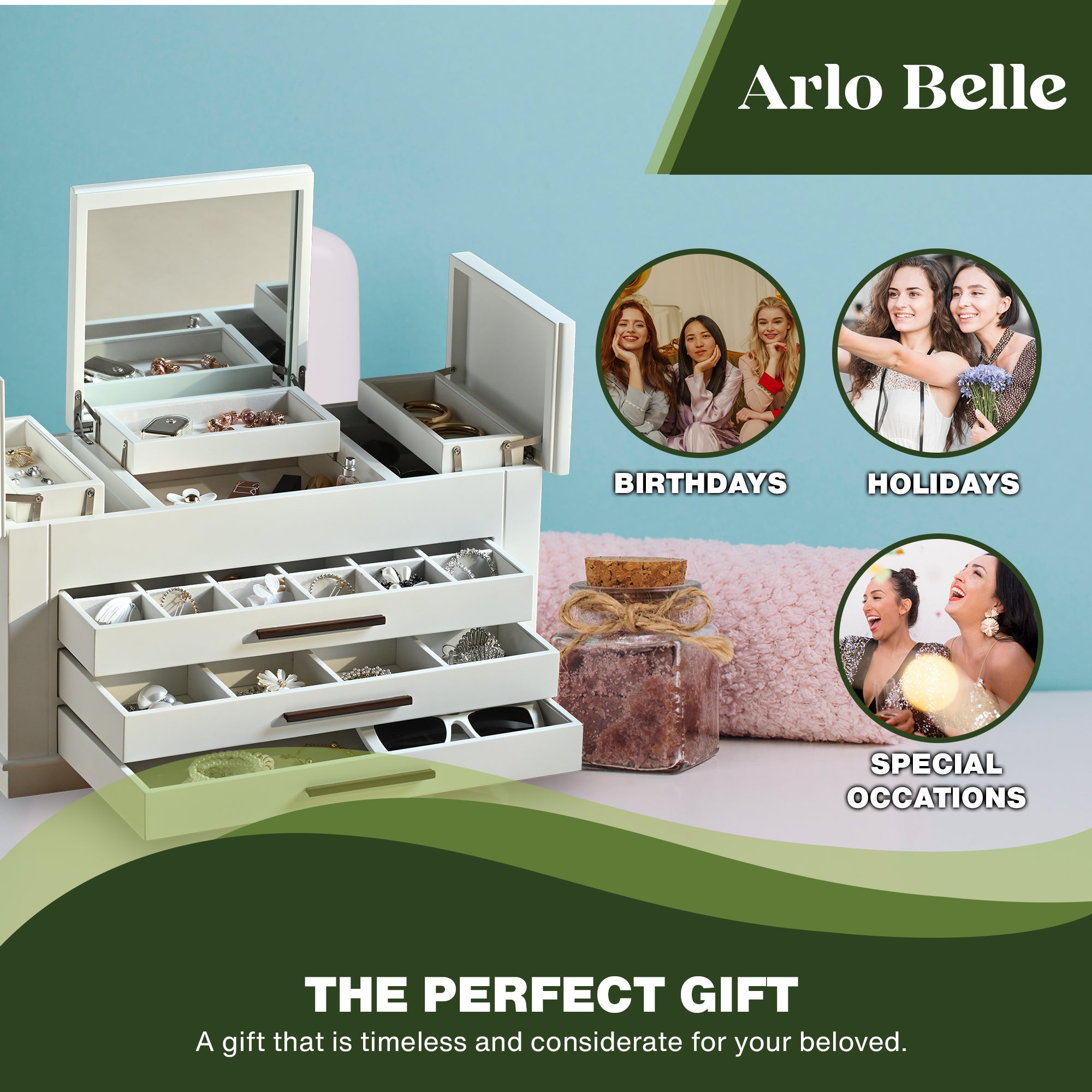 HYPERAX ft Arlo Belle ] Large Contemporary Jewelry Box (JB
