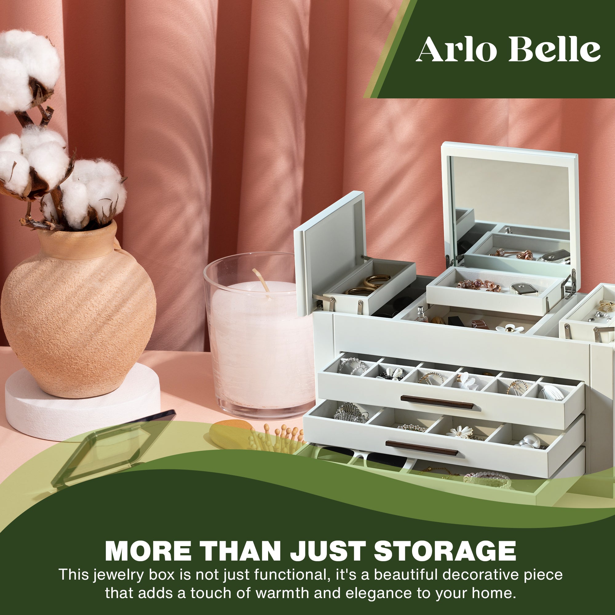 HYPERAX ft Arlo Belle ] Large Contemporary Jewelry Box (JB