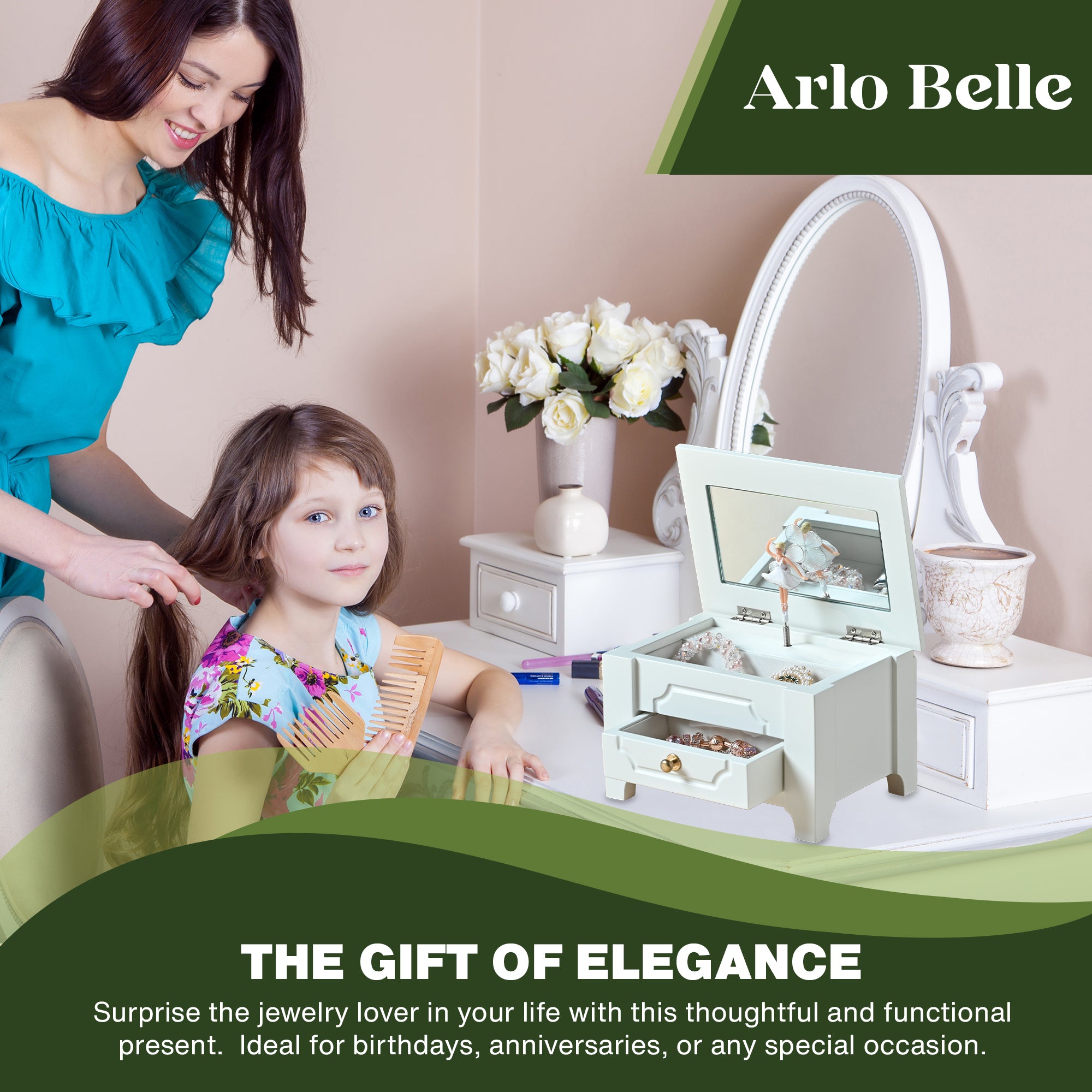 HYPERAX ft Arlo Belle ] Melody Musical Jewelry Box (JB-119.JB-120