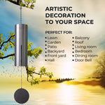 Load image into Gallery viewer, Hanway Dimensional Wind Chime (Bell) Large 35&quot; - Ultimate Harmony Between Nature &amp; Life, Sturdy Steel Construction, Hanging Hook. Perfect for Door Bell, Backyard, Front Porch, Living Room or Kitchen
