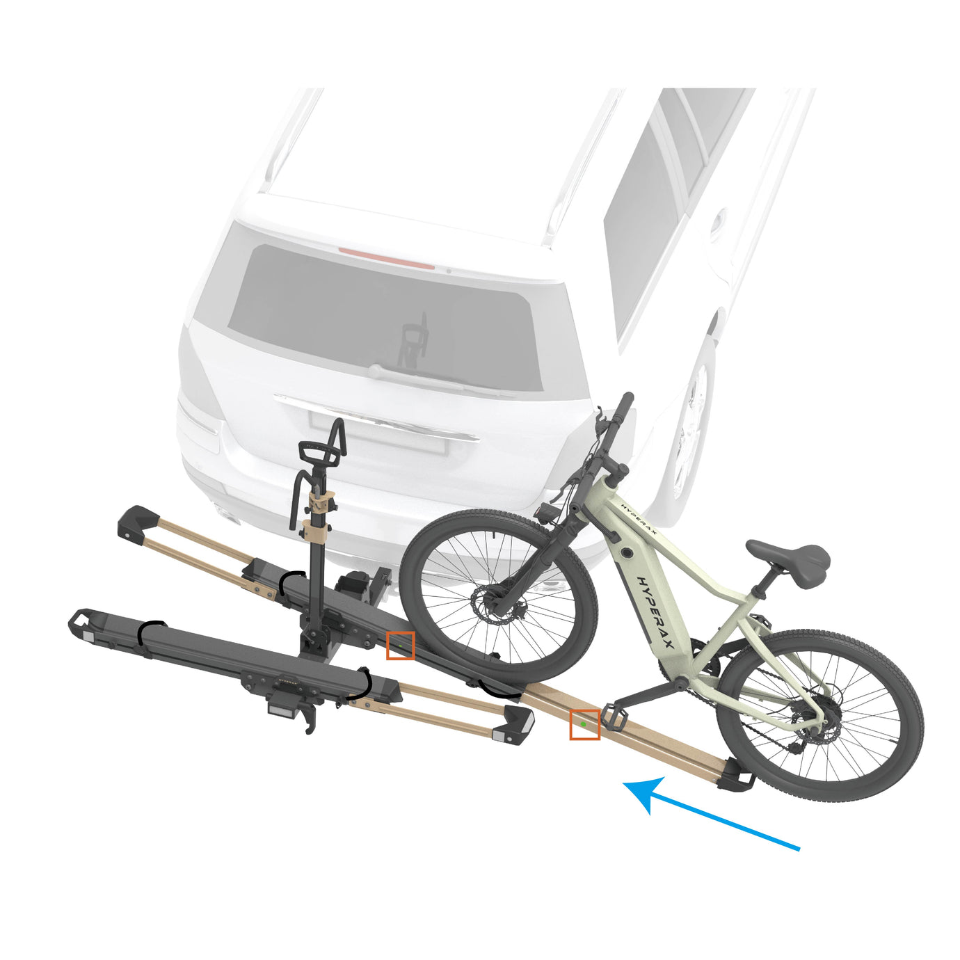 Volt Lift SP - Patented Lift Assisted Premium Bike Rack for SUV & Pickup