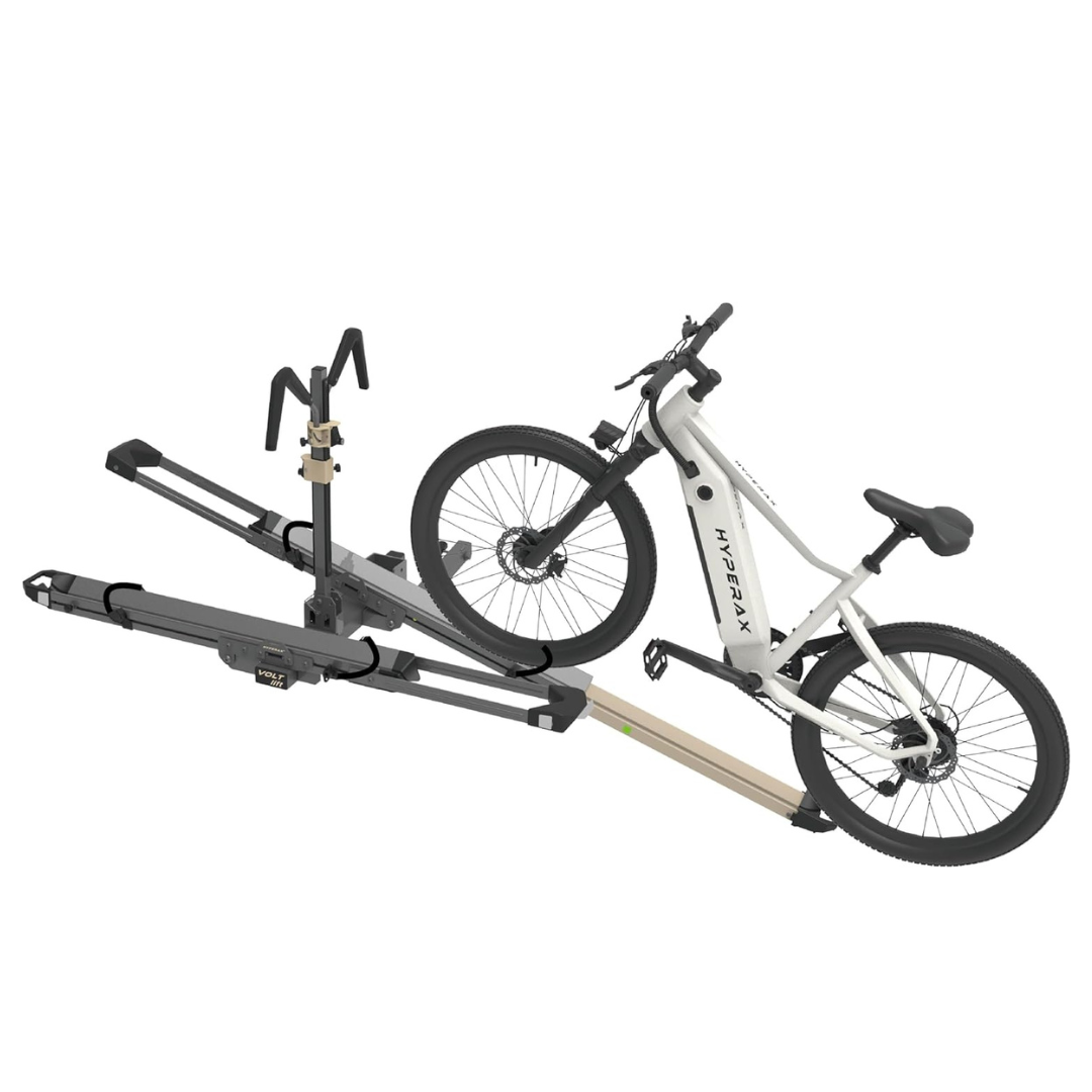 Volt Lift —— Patented Lift Assisted Premium Bike Rack  free WHEEL DOLLY